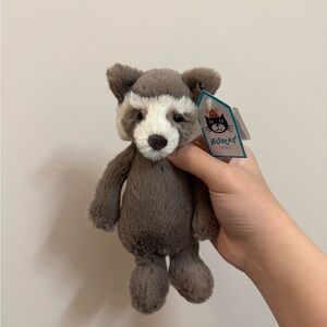 Jellycat Small Bashful Raccoon - BNWT VHTF Retired Fast Shipping! Last one!